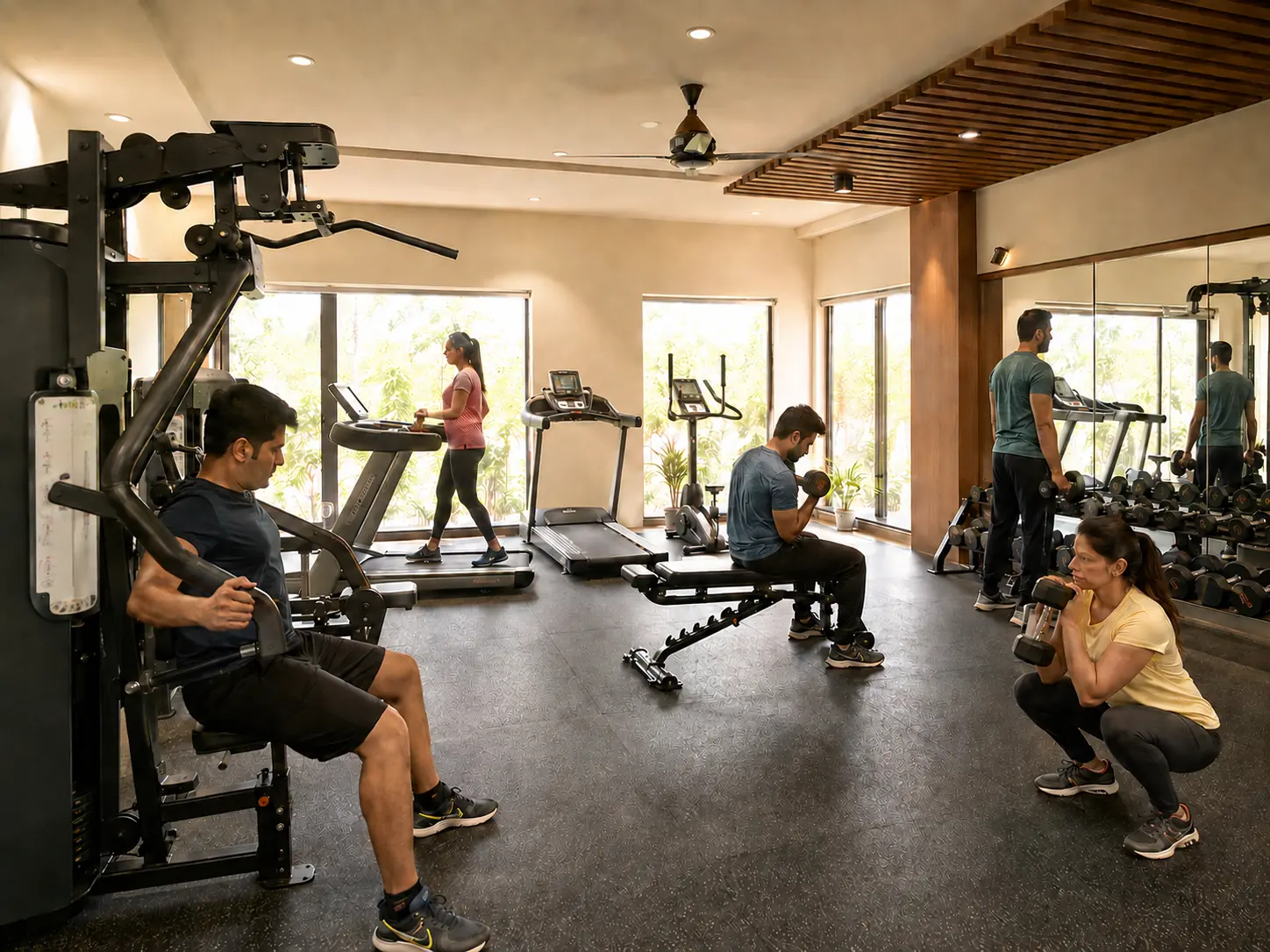 Gymnasium at Megastone Horizon — representative visual