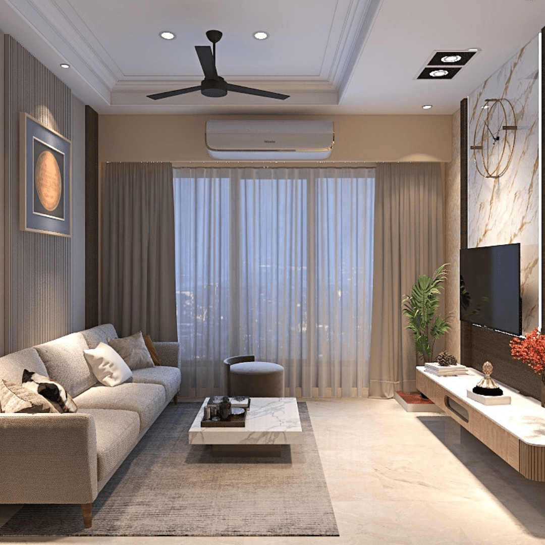 Refined interior finishes